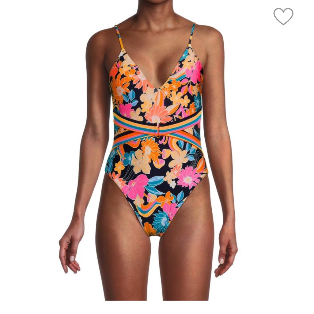 Vibrant Floral One-Piece Swimsuit